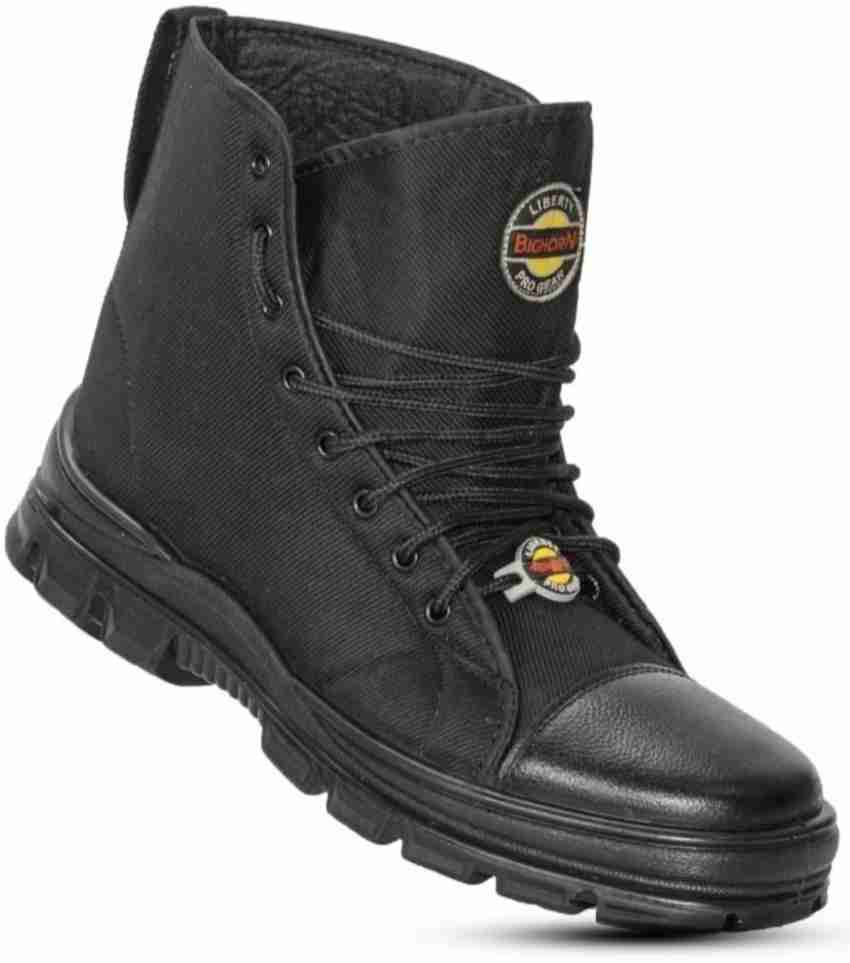 LIBERTY Original Bighorn Black Jungle Shoe Boots For Men - Buy LIBERTY  Original Bighorn Black Jungle Shoe Boots For Men Online at Best Price -  Shop Online for Footwears in India 