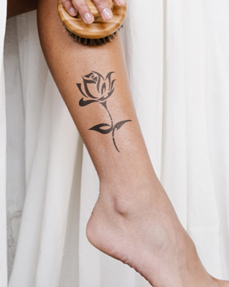 Details more than 75 stencil rose tattoo outline super hot  thtantai2