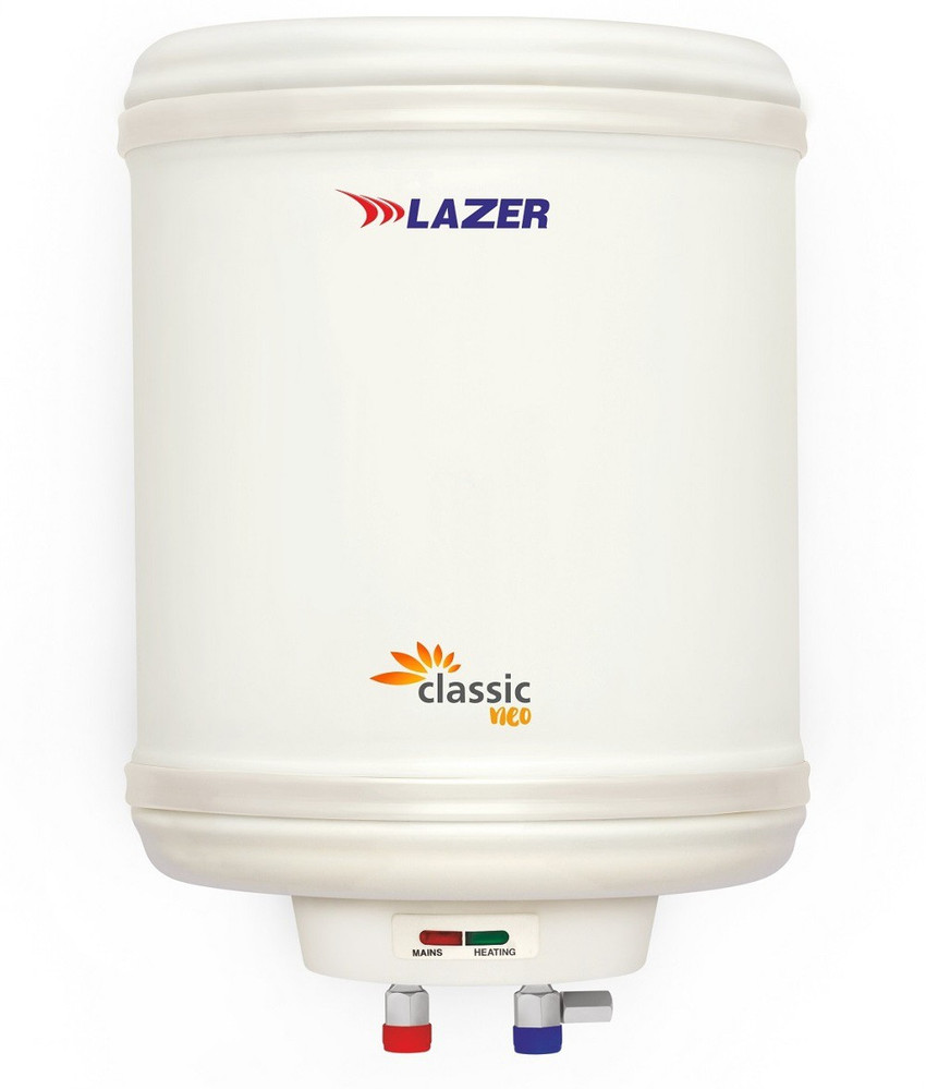 Lazer 15 L Storage Water Geyser (CLASSIC NEO Vertical, Ivory) Price in  India - Buy Lazer 15 L Storage Water Geyser (CLASSIC NEO Vertical, Ivory)  online at Flipkart.com