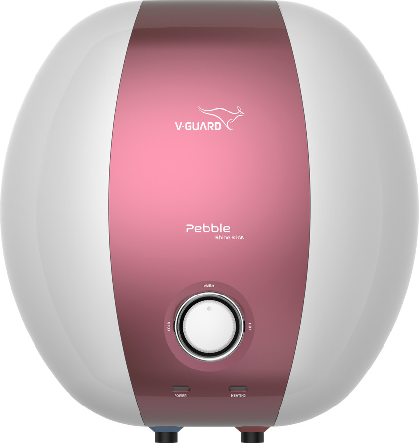 V-Guard 15 L Storage Water Geyser (Pebble Shine 3kW 15 Litre, 5 Star,  White, Grape Frost) Price in India - Buy V-Guard 15 L Storage Water Geyser  (Pebble Shine 3kW 15 Litre, 5 Star, White, Grape Frost) online at  Flipkart.com