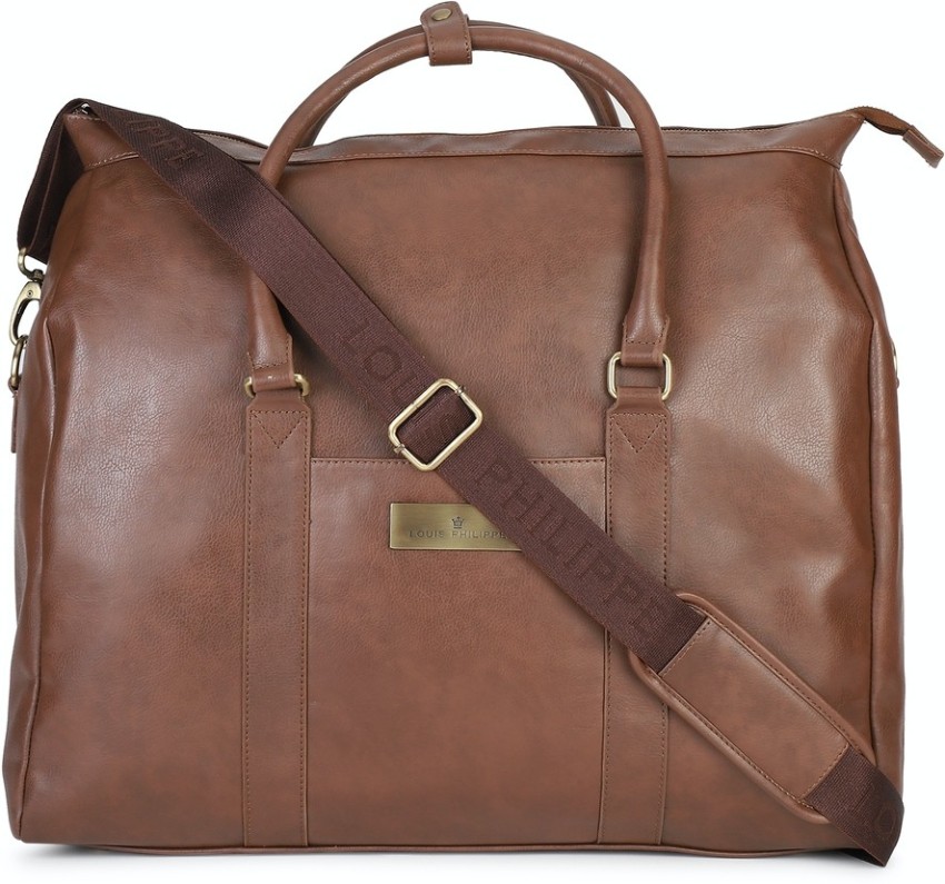 LOUIS PHILIPPE Duffel Bag Duffel Without Wheels Brown - Price in