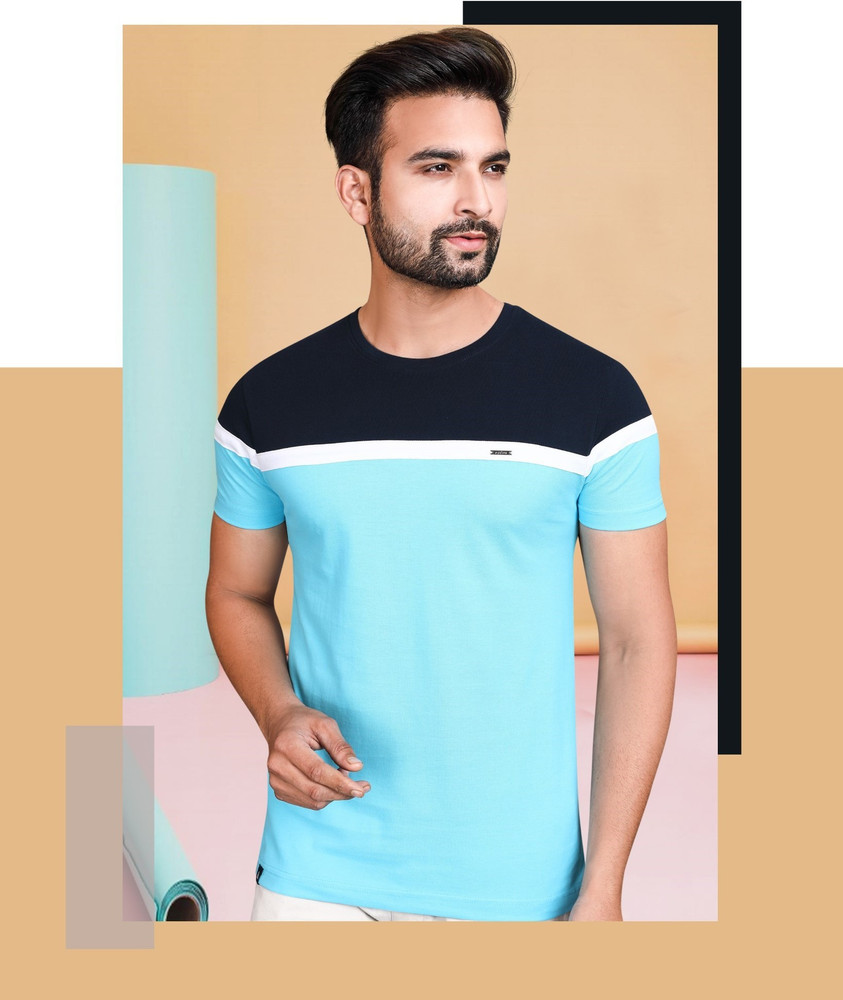 Black and light blue t shirt Clearance