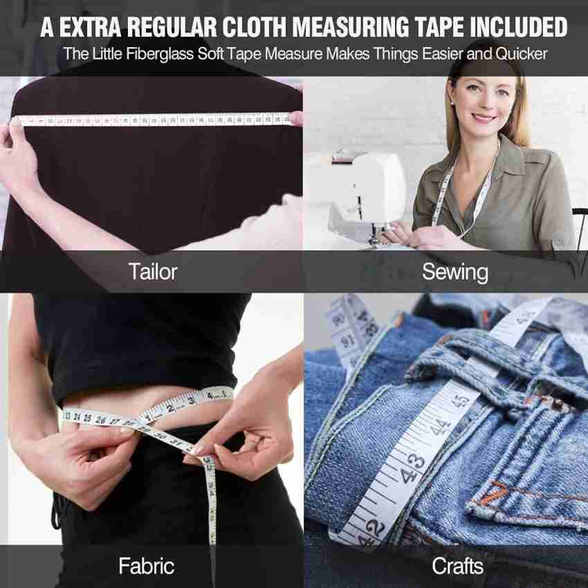 Measuring Tape - 4 Pack Body & Fabric Measure Tape for Sewing, Seamstress,  Tailor, Cloth, Waist, Crafting, Fitness, Dual Sided Multipurpose Metric