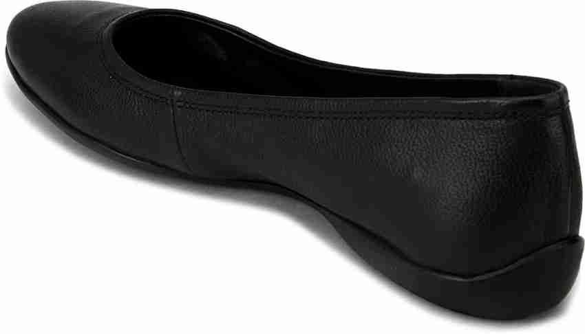 Tan Toe Ladies Black Leather Ballet Flats, Comfortable Bellies For Women  Bellies For Women - Buy Tan Toe Ladies Black Leather Ballet Flats