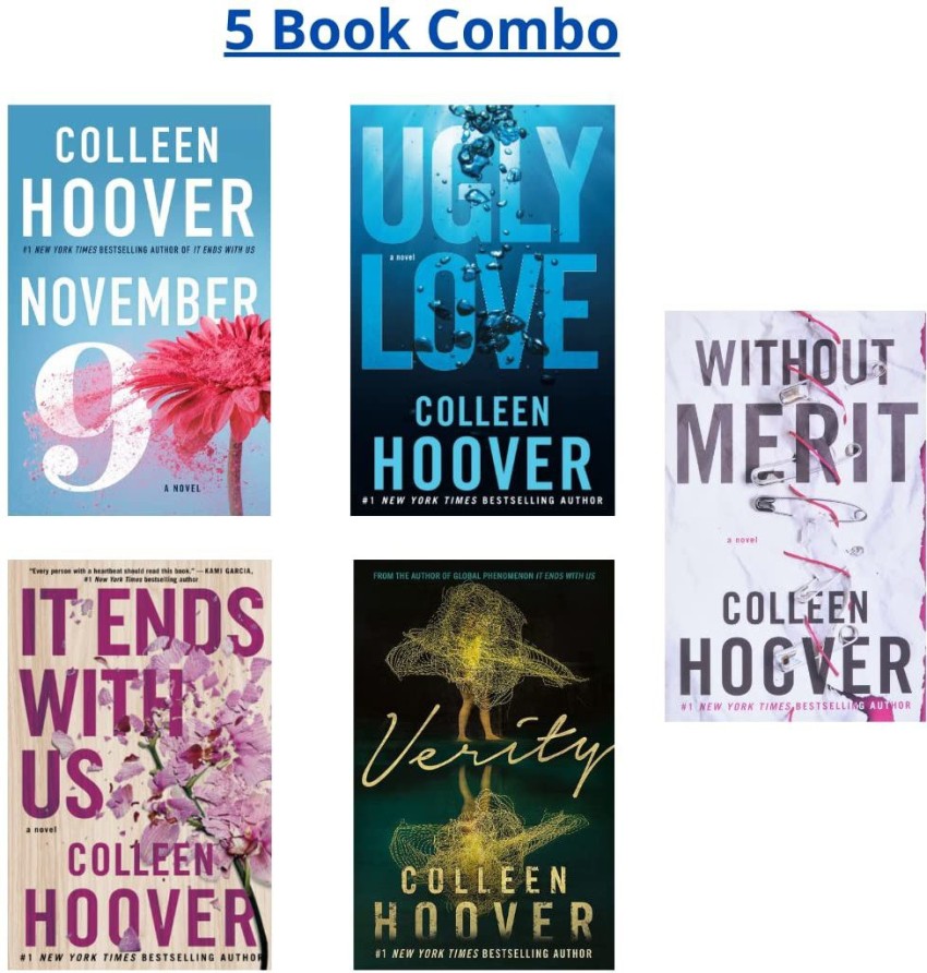 Colleen Hoover Collection 5 Books Set (Verity, November 9, Maybe