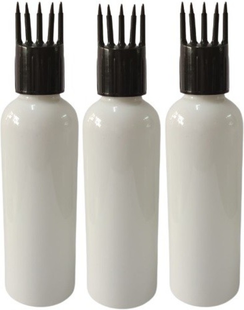 Sl Applicator Bottles Root Comb Applicator Bottle Hair Dye Bottle  Applicator Brush Dispensing Salon Hair Coloring Dyeing 3pcs  Blackpinkblue  Fruugo IN