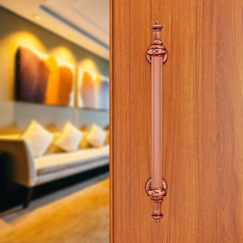 Buy LAPO Polo Door Handles for Main Door/ Main Door Handle/Door Hardware(12  inches, Rose Gold Finish) Online at Best Prices in India - JioMart.