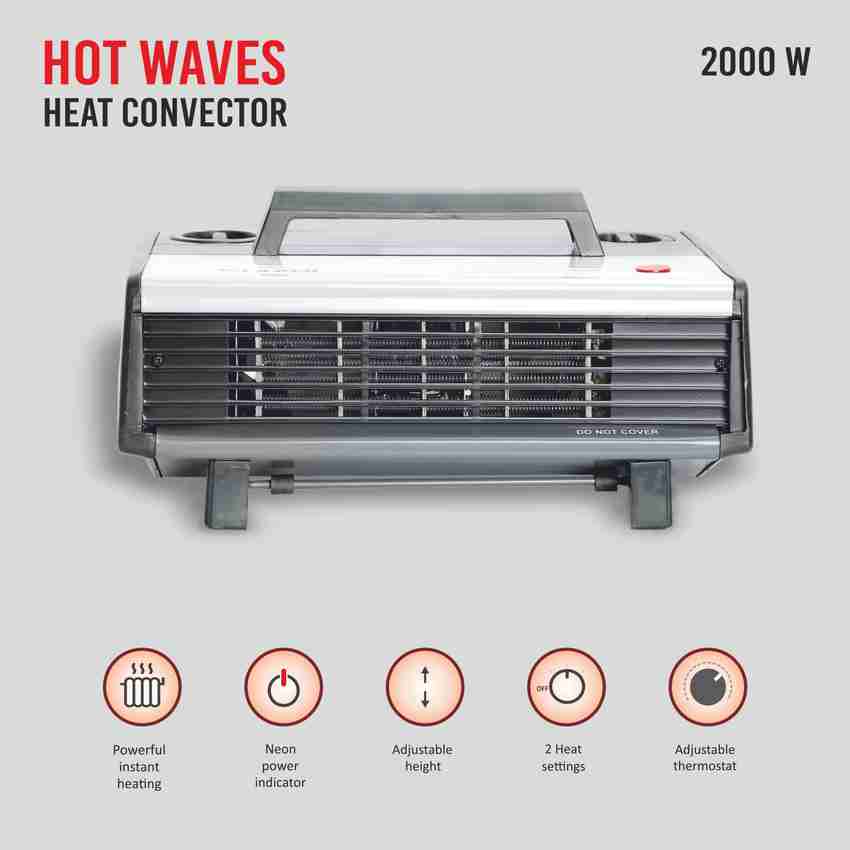Lazer HOT WAVES Heat Convector Fan Room Heater Price in India - Buy Lazer  HOT WAVES Heat Convector Fan Room Heater online at Flipkart.com