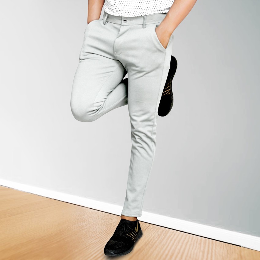 INDIAN TERRAIN Skinny Fit Men Grey Trousers  Buy INDIAN TERRAIN Skinny Fit Men  Grey Trousers Online at Best Prices in India  Flipkartcom