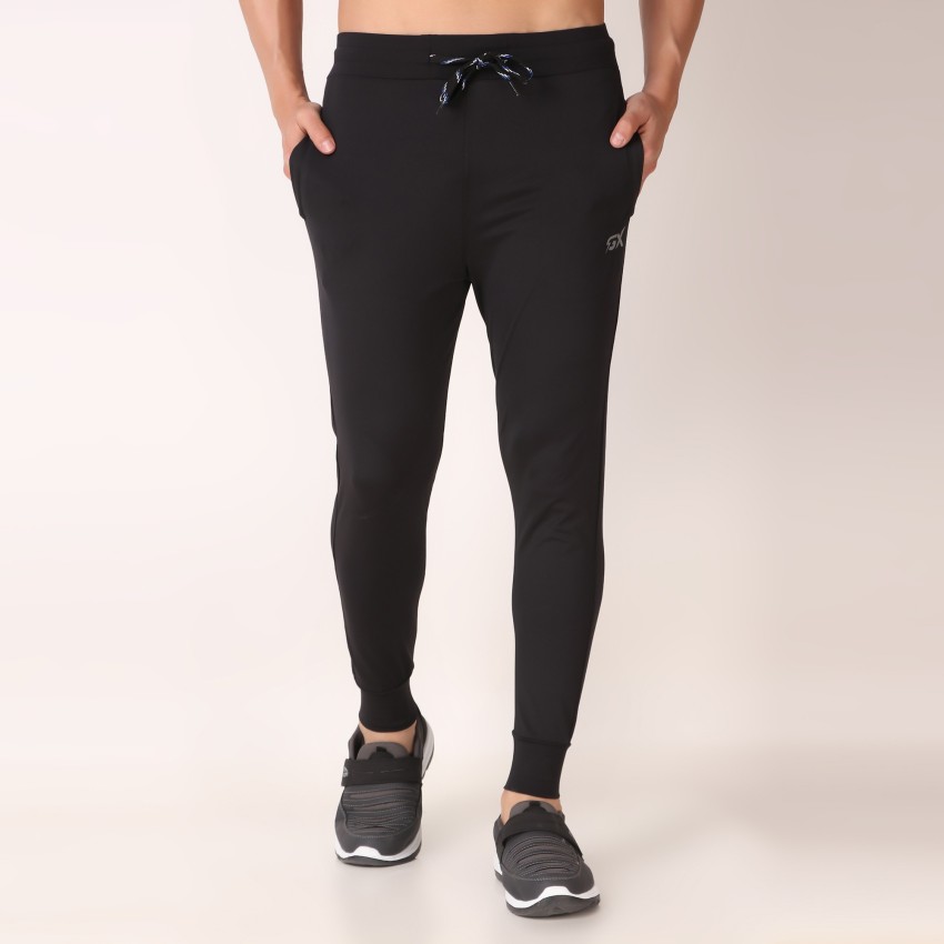 GRIPX Solid Men Black Track Pants  Buy GRIPX Solid Men Black Track Pants  Online at Best Prices in India  Flipkartcom