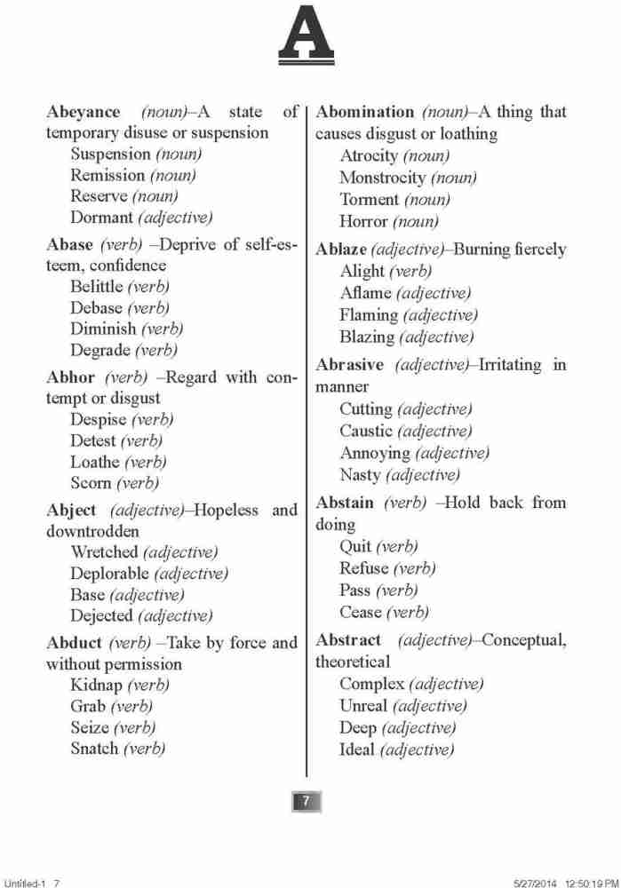 Synonyms-and-Antonyms - Synonyms and Antonyms WORDS SYNONYMS ANTONYMS  Acrimony Harshness, bitterness - Studocu