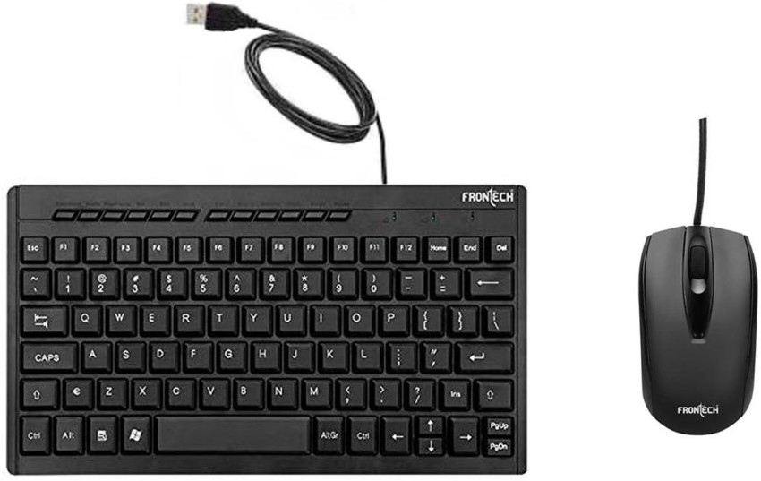 afsked Ledsager apparat Frontech KB-0004 Mini Multimedia USB Keyboard & MS-0007 USB Optical Mouse  Combo Set Price in India - Buy Frontech KB-0004 Mini Multimedia USB Keyboard  & MS-0007 USB Optical Mouse Combo Set online