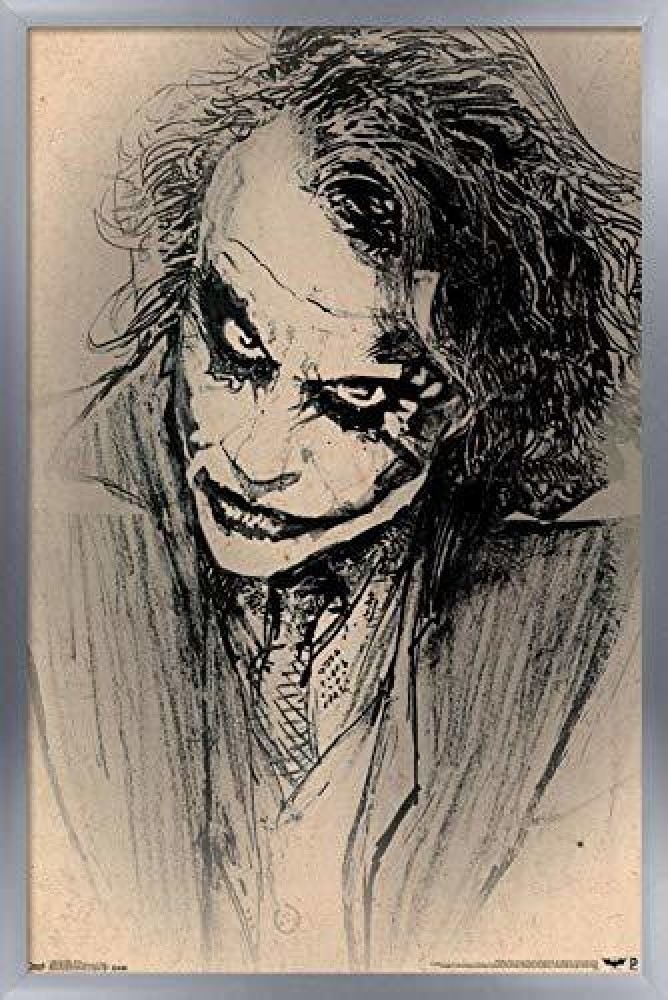 Painting  Pencil sketch Joker Villain batman  Facebook