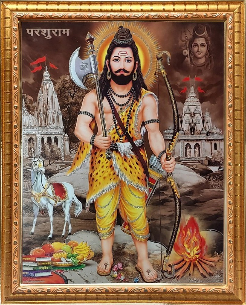Shyam Framing Art Lord parshuram Religious Frame Price in India ...