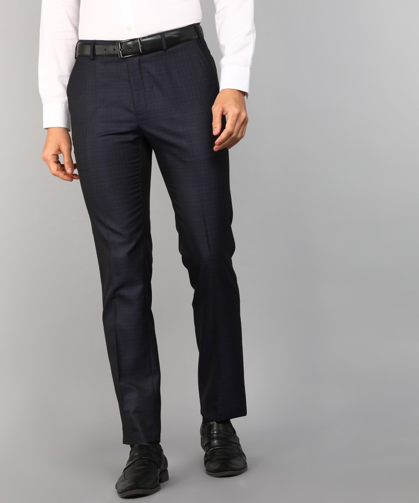 Buy online Navy Blue Solid Flat Front Formal Trouser from Bottom Wear for  Men by Inspire for ₹499 at 67% off | 2023 Limeroad.com