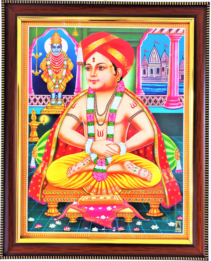 shreya arts frame wth glass Sant Dnyaneshwar Mauli Photo Religious ...