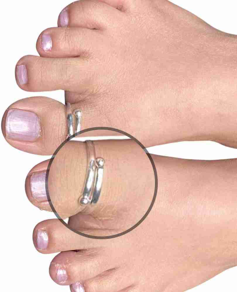 Beginnings Plain Silver Toe Ring R3777 53549