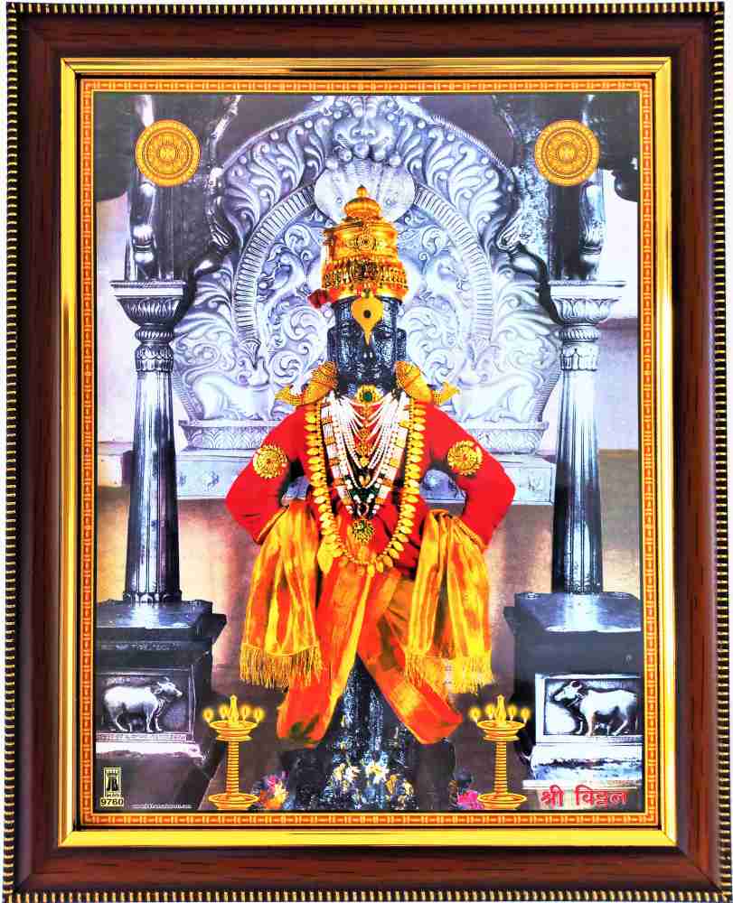 shreya arts frame wth glass Vitthal Photo Religious Frame Price in ...