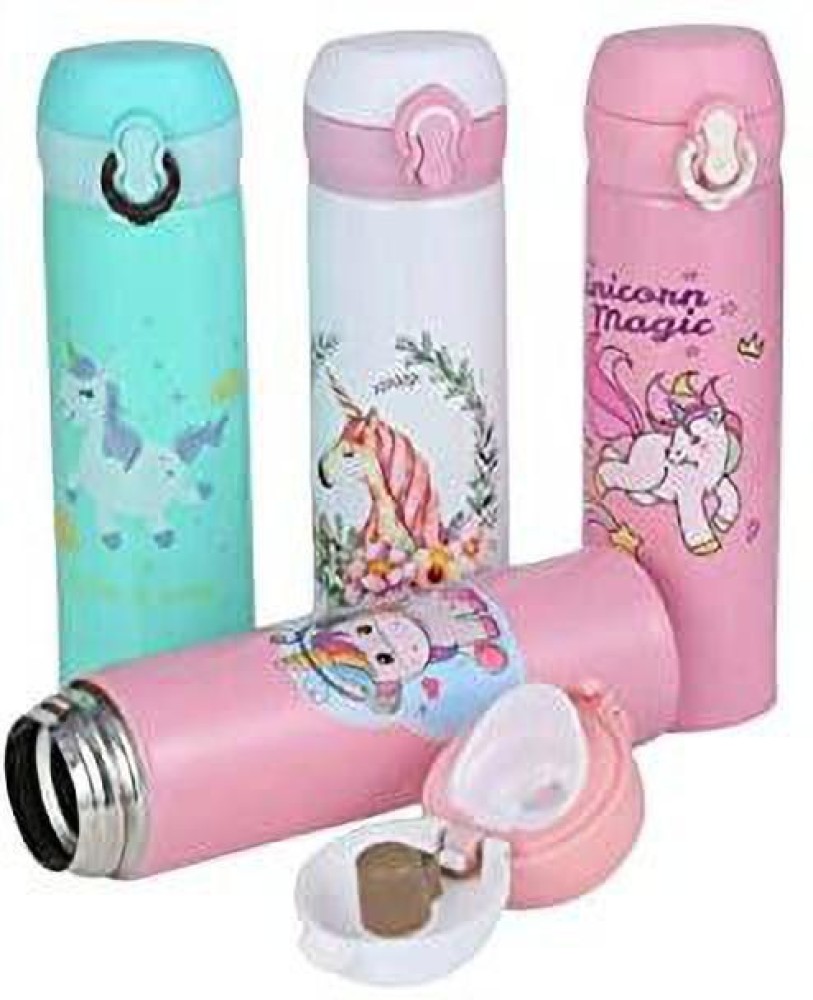 Unicorn Water Bottle, Stainless Steel Kids Water Bottle for School