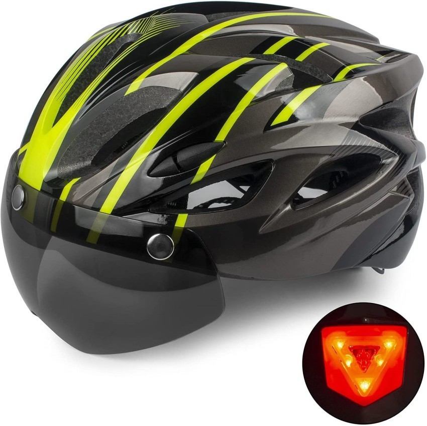 RESHNE Bicycle Lightweight Helmet For Men and Women with LED