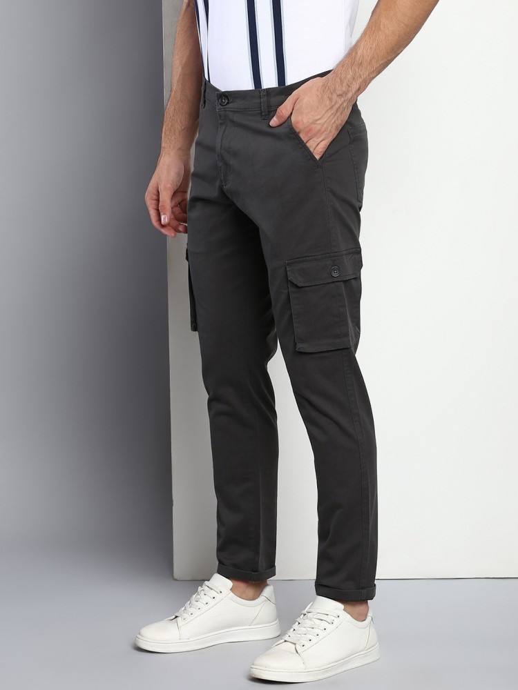 Buy Mens Grey Cargo Trousers for Men Grey Online at Bewakoof