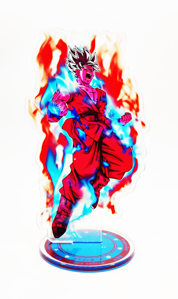 Fanbois Collectors Goku Super Saiyan Blue Kaioken Acrylic Standee