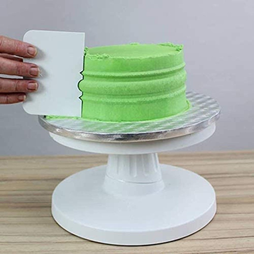 3 Pcs/set Plastic Dough Bench Scraper Cake Cutter, Chopper, Smoother Icing  Fondant Cake Decorating Pastry