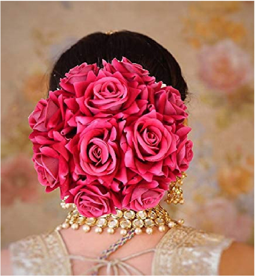 Share 162+ hair style juda with flower latest POPPY