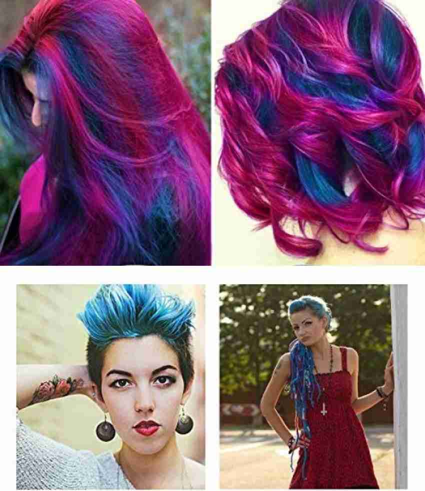 NADJA Temporary Hair Color Wax Instantly Natural Hair Color, Washable ,  PINK, BLUE - Price in India, Buy NADJA Temporary Hair Color Wax Instantly Natural  Hair Color, Washable , PINK, BLUE Online