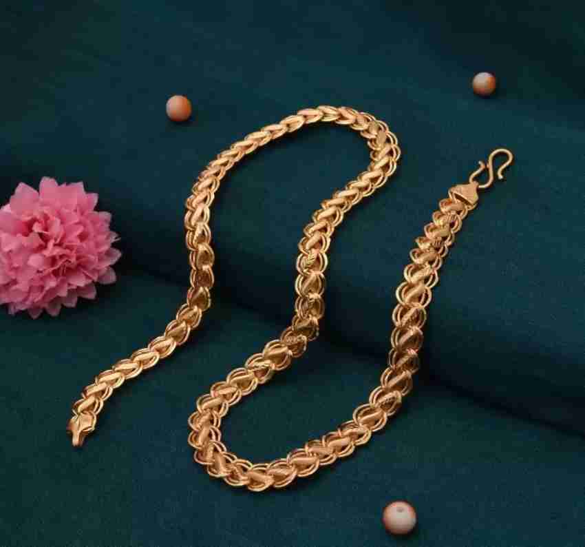 LABHUBAMON New style new year 2022 gold chain for man and boy Gold