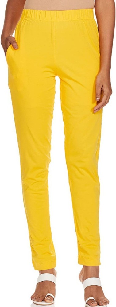 Women Yellow Regular Fit Solid Corduroy Bootcut Trousers  Tagalys Demo  Main