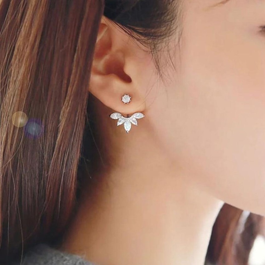 Silver Earrings  buy latest Earring designs online at best price  KO  Jewellery