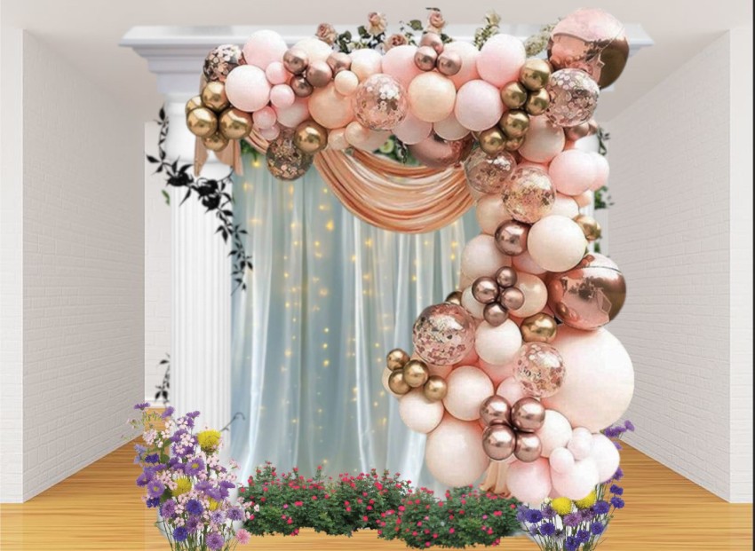 Balloon Arch Kit - Rose Gold Arrangement