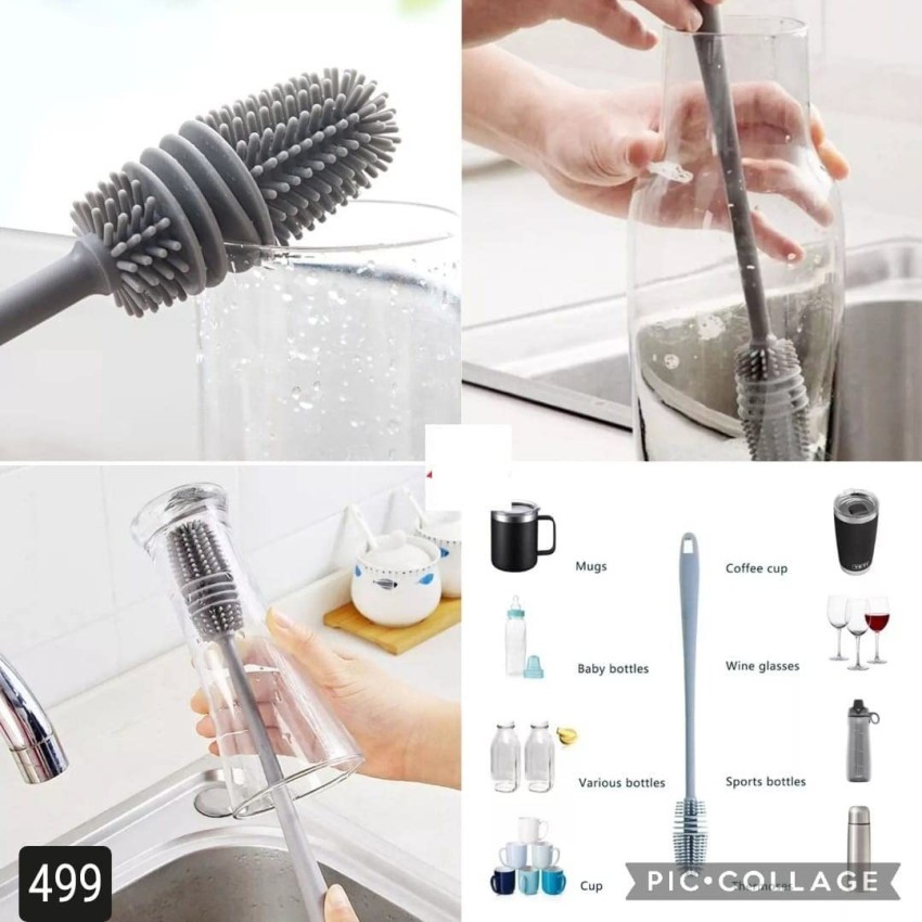 Long Brush Cleaning Bottles, Cleaning Brush Milk Tube