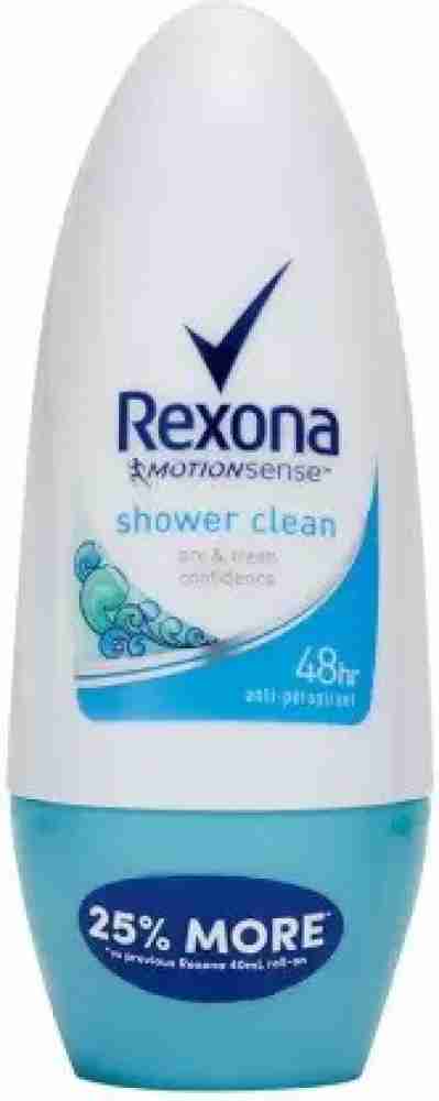 REXONA Women Cotton Dry Roll On Deodorant 50ml -Ultra-dry antiperspirant  protection with Motionsense the more