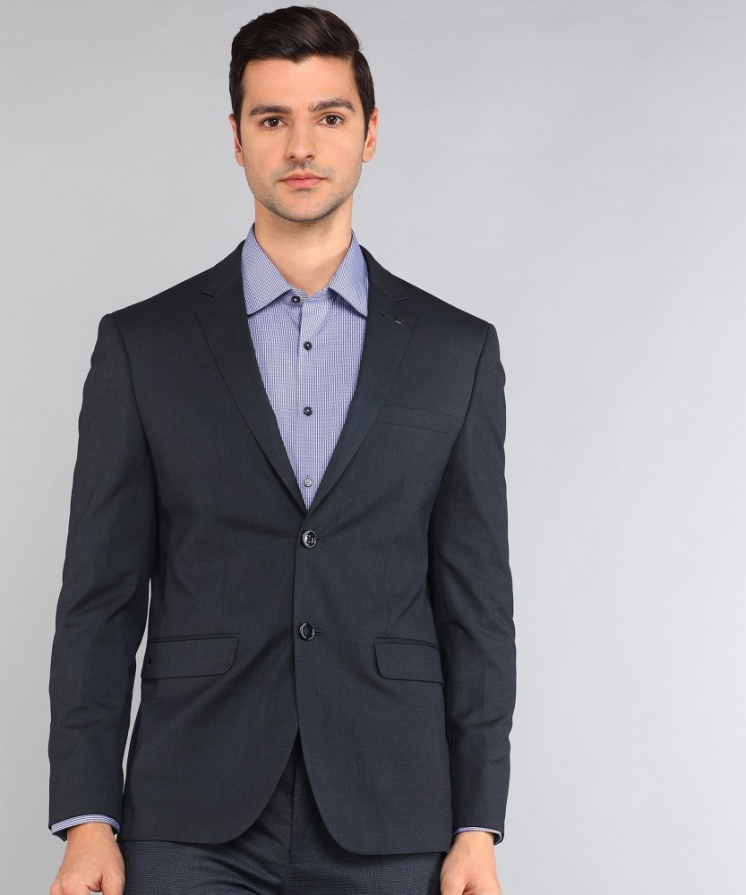 LOUIS PHILIPPE Solid Single Breasted Formal Men Blazer - Buy LOUIS PHILIPPE  Solid Single Breasted Formal Men Blazer Online at Best Prices in India