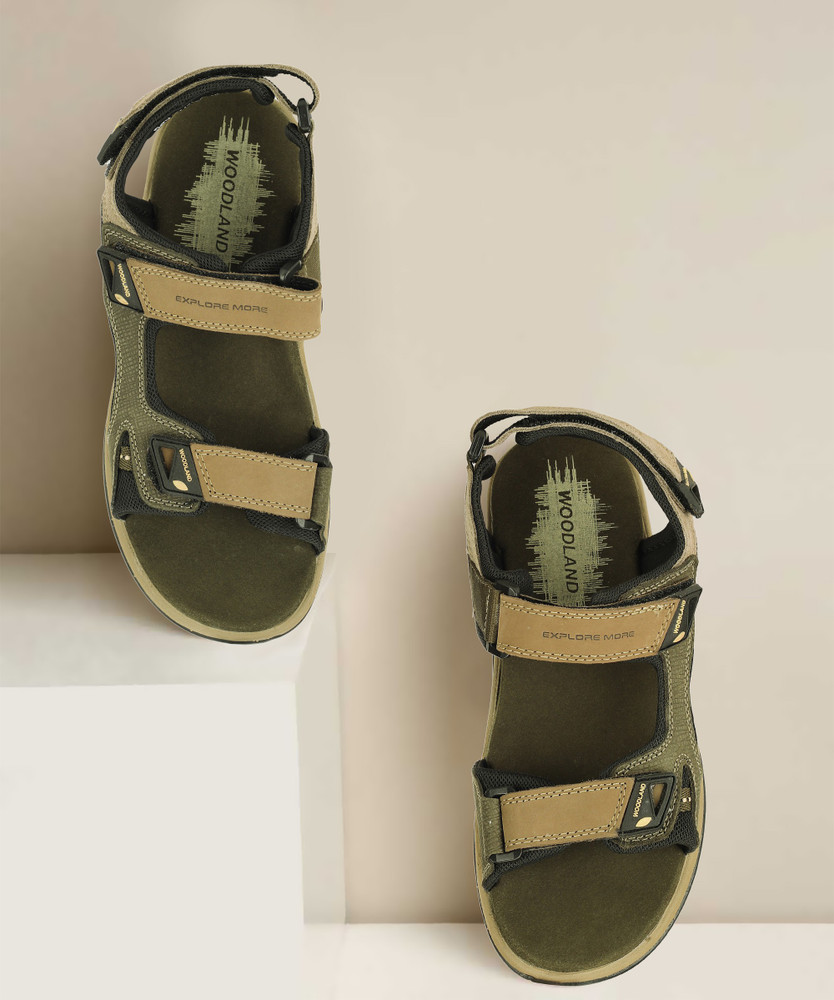 WOODLAND Men Green Sports Sandals - Buy 