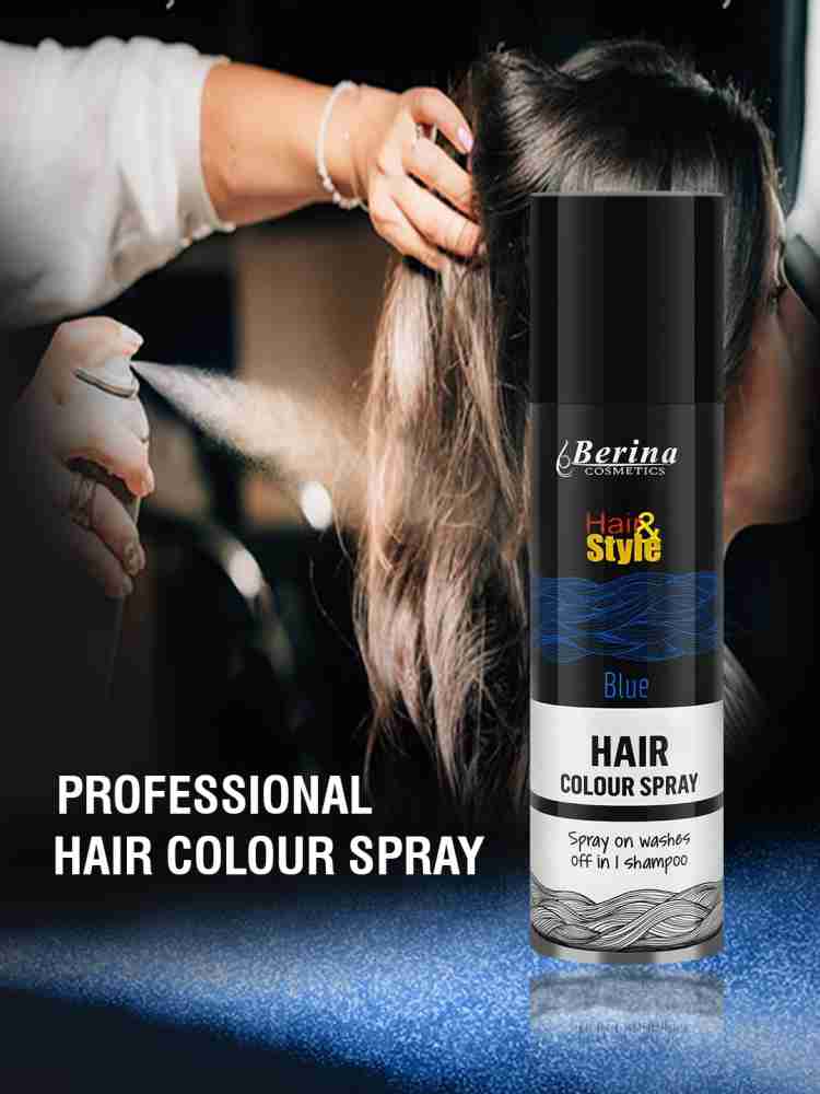 Berina Hair Color Spray Blue, Pack of 2 Hair Spray - Price in India, Buy  Berina Hair Color Spray Blue, Pack of 2 Hair Spray Online In India,  Reviews, Ratings & Features 
