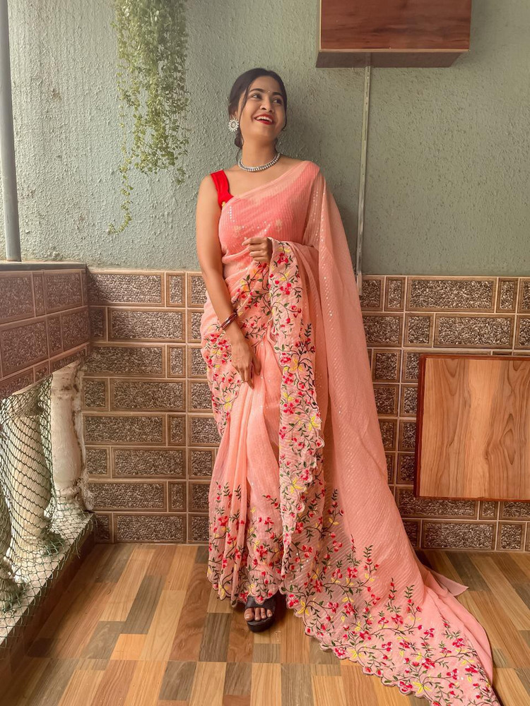 Buy Banarasi Georgette Sarees Online at Best Price in India | Myntra