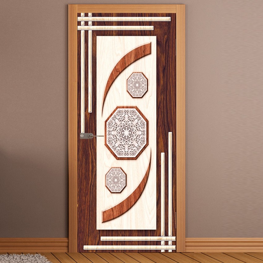 10 Cool Ideas To Decorate Your Doors With Wallpapers  Shelterness