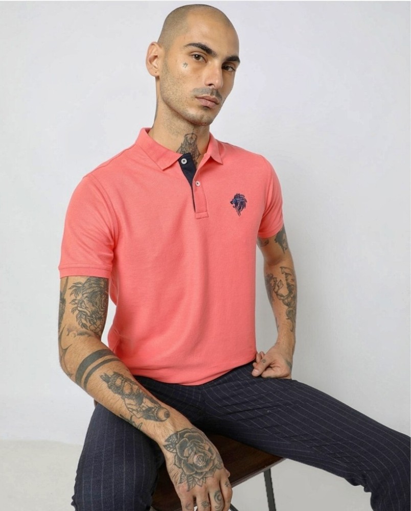 Buy Pink T-shirts for Men Online in India