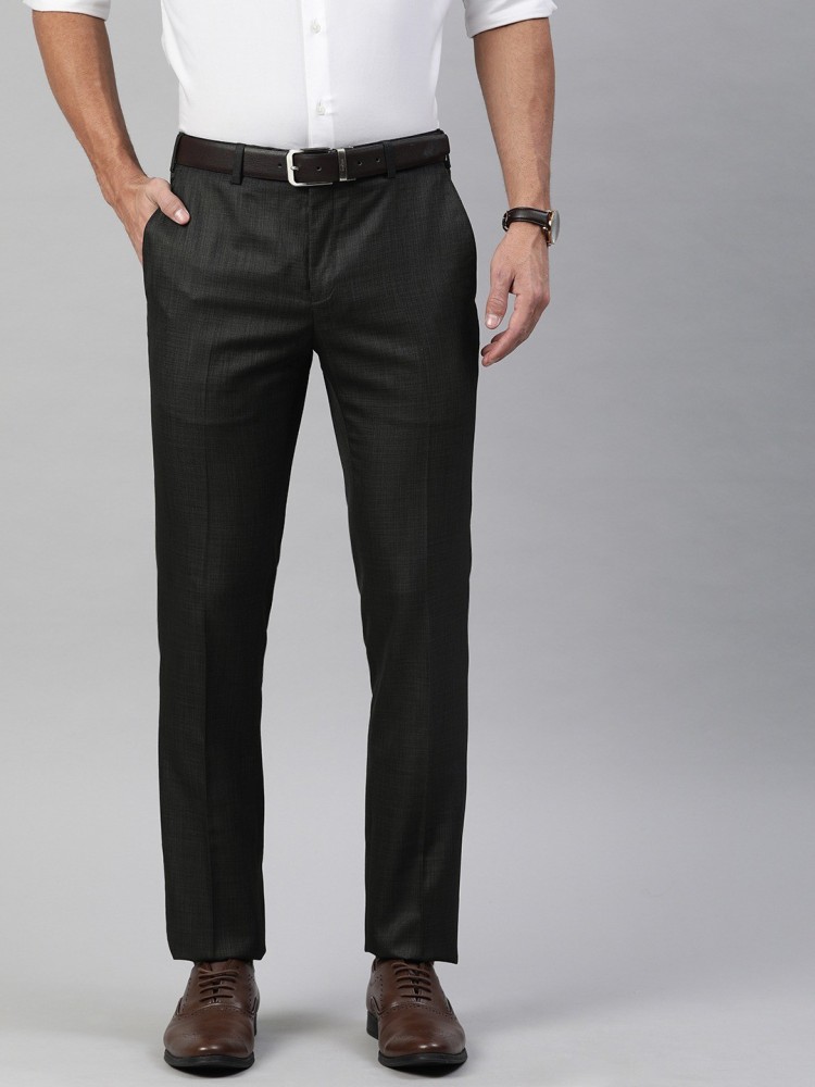 Raymond Casual Trousers  Buy Raymond Khaki Solid Casual Trouser Online   Nykaa Fashion