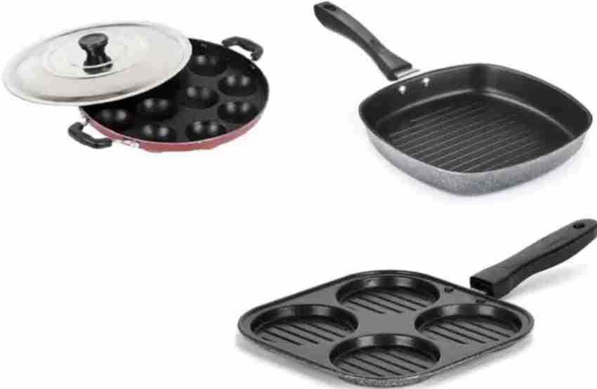 Buy Carote Non Stick Grill Pan Appam Maker Breakfast Pan Granite