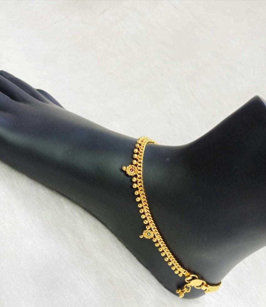 OM Fashion Payal - 1 Brass Anklet Price in India - Buy OM Fashion ...