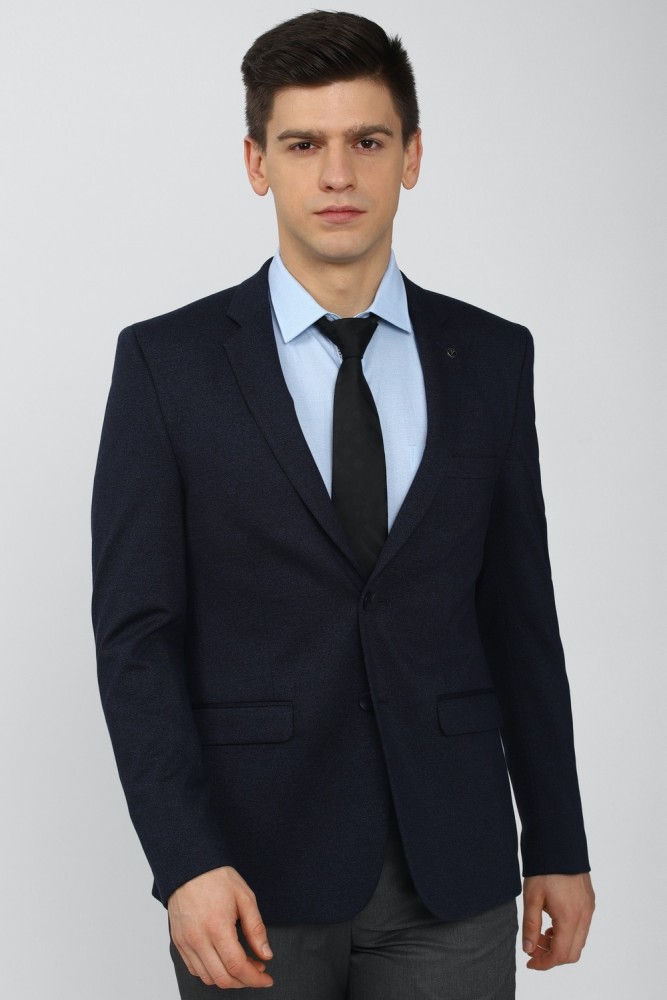 VAN HEUSEN Solid Single Breasted Formal Men Blazer - Buy VAN