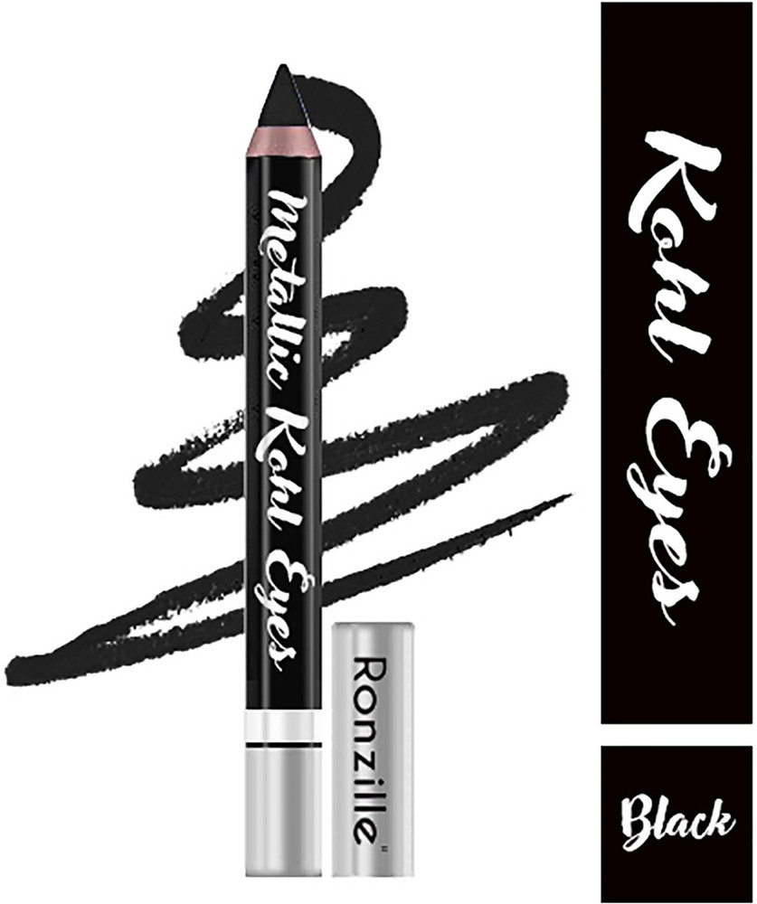 RONZILLE Kohl Eye Kajal Eyeliner Eyeshadow Pencil Black - Price in ...