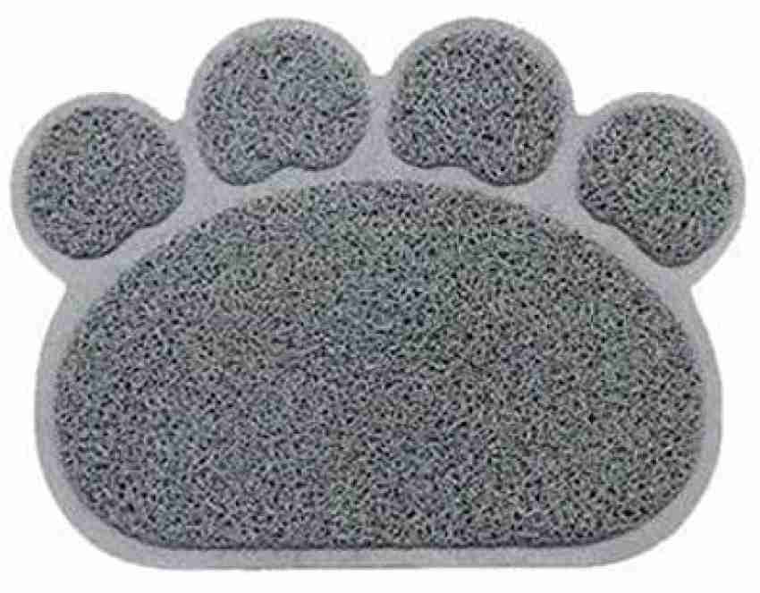 Cat Litter Mat Non-slip Pet Paw Shape Mat Pet Dog Cat Puppy Kitten Dish  Bowl Food Water Placemat Mat 30*40cm