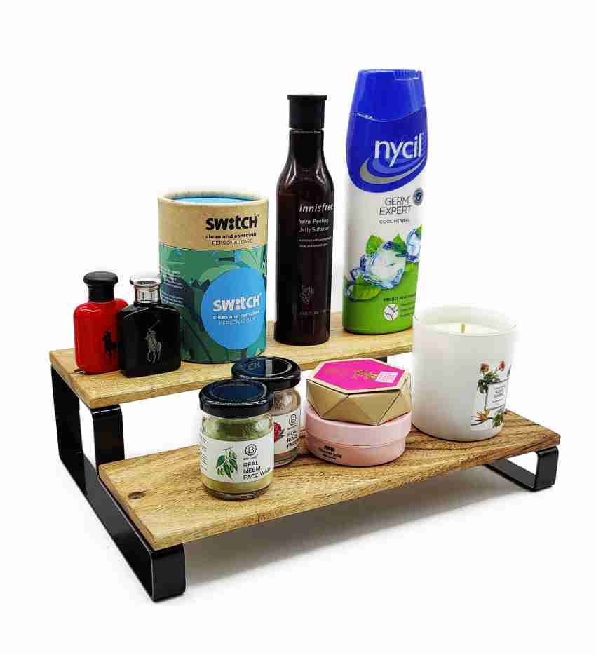 AppEasy Wooden 2 steps Kitchen Shelf Organiser for Cabinet/ Cupboard Wooden  Wall Shelf Price in India - Buy AppEasy Wooden 2 steps Kitchen Shelf  Organiser for Cabinet/ Cupboard Wooden Wall Shelf online