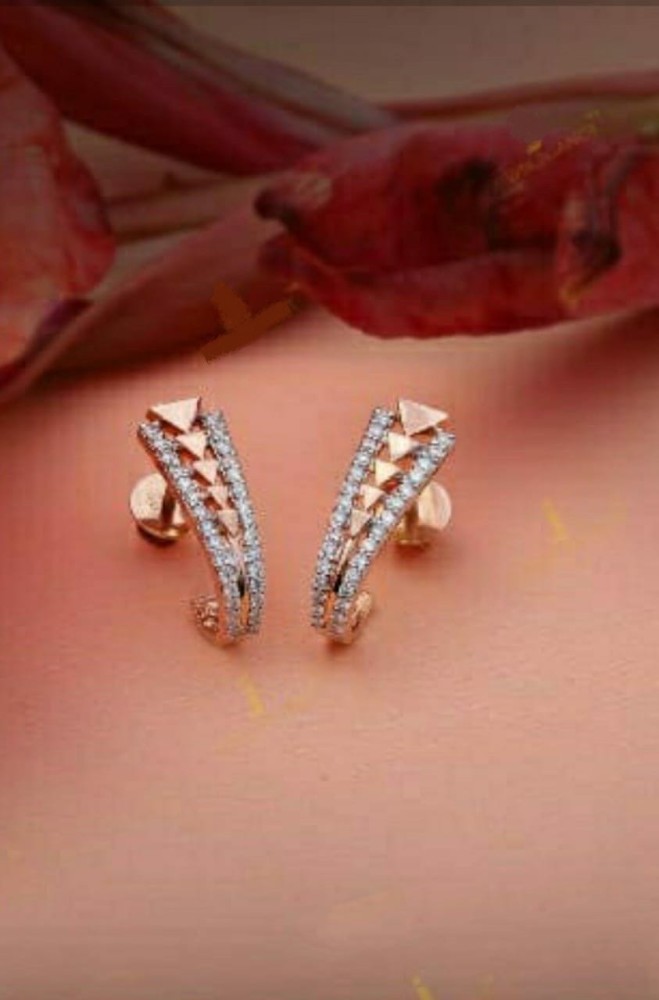 Classic Polki Flower Design Earrings  Abdesignsjewellery