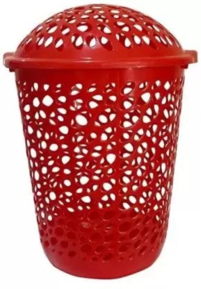 Buy Skylii 50 L Red Laundry Basket Online at Best Price in India